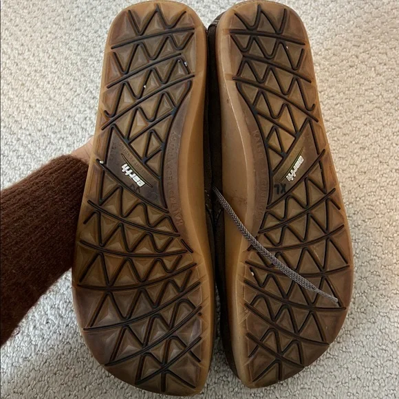 Earth Brown Casual Suede Leather Shoes - Picture 3 of 5